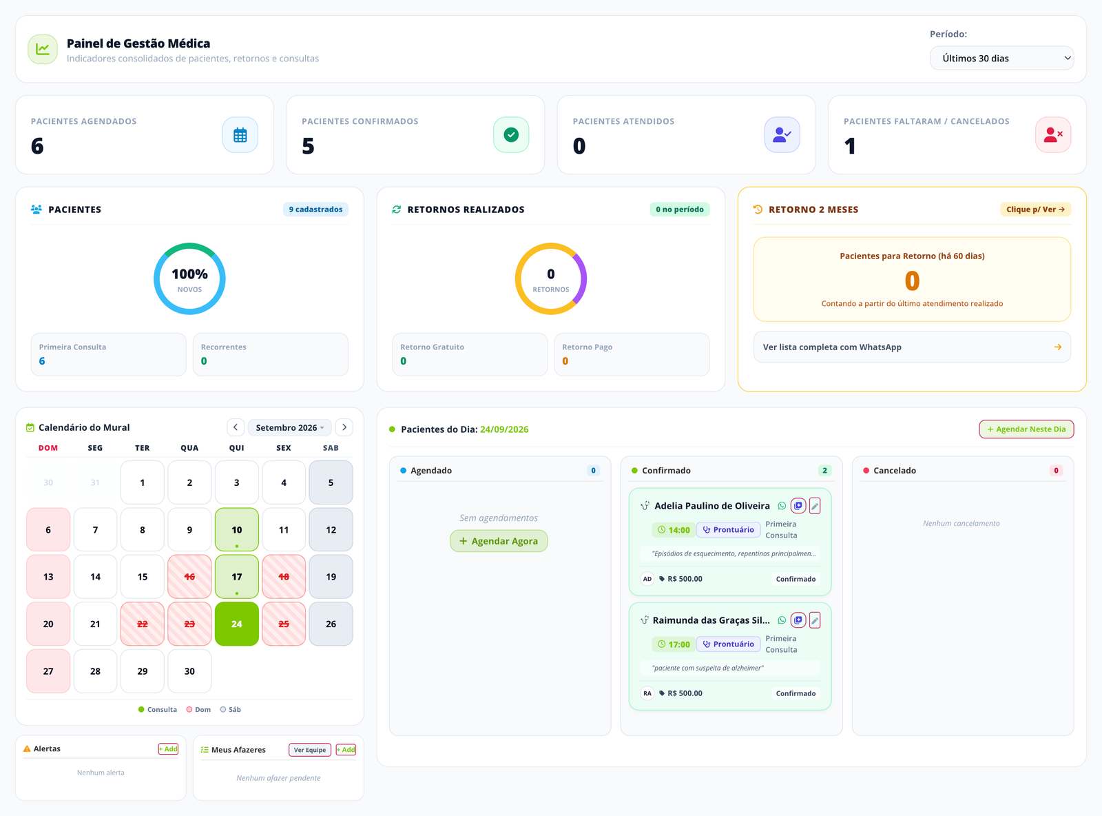 Sistema de CRM para Médicos e Agendamentos